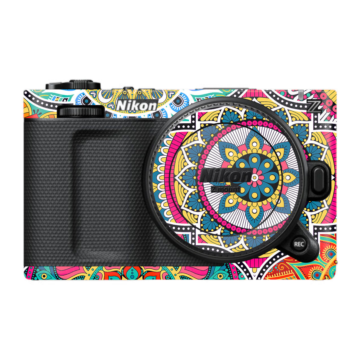 Boho Mandala Tile Pattern Nikon ZR Camera Skin