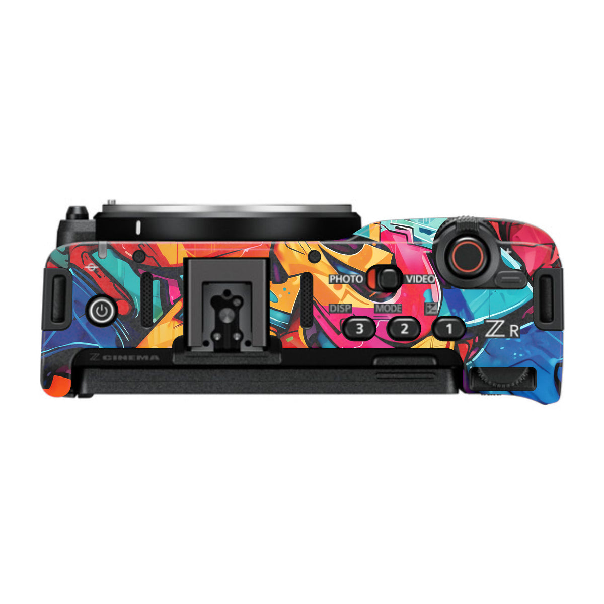 Urban Graffiti Explosion Nikon ZR Camera Skin