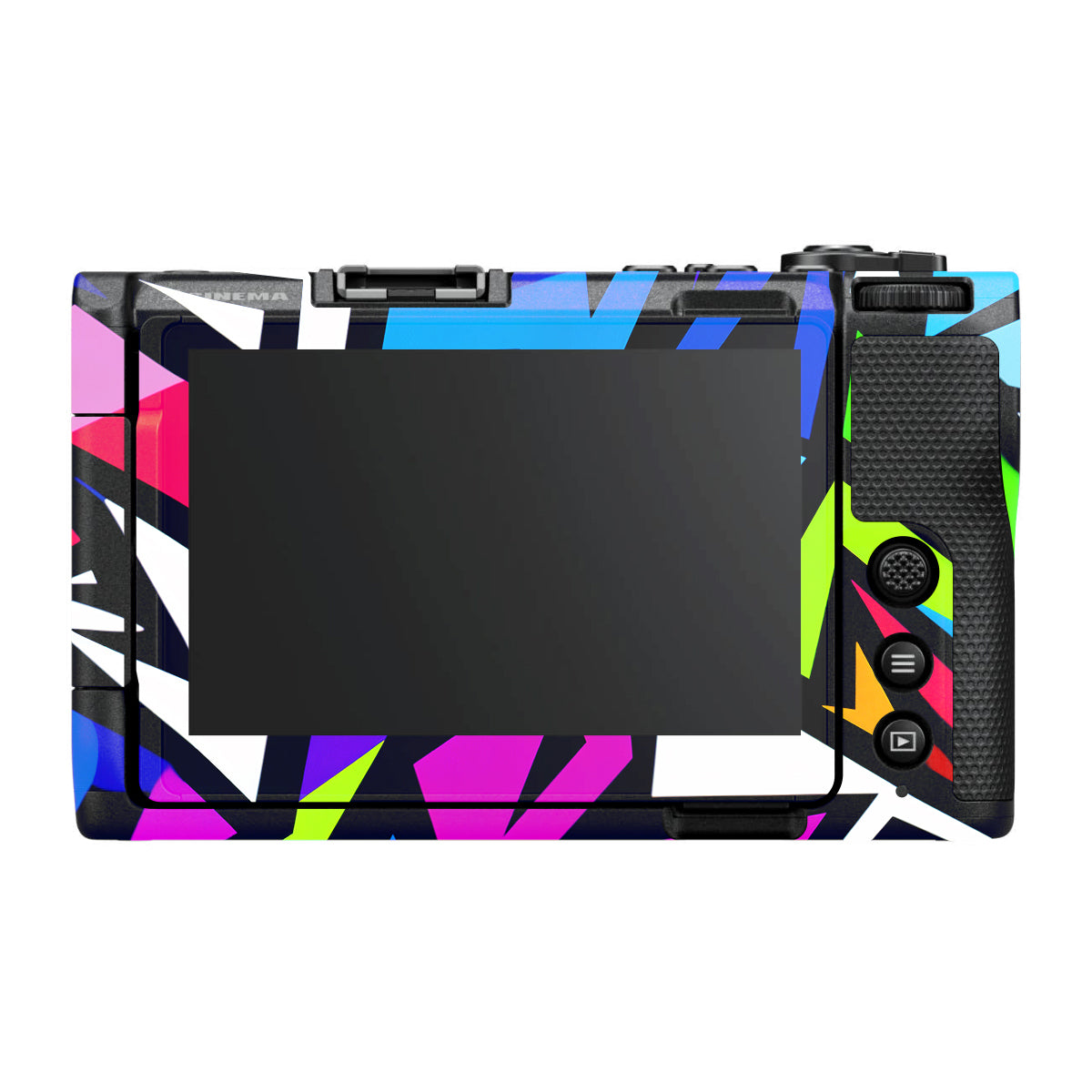 Bold Geometric Pop Nikon ZR Camera Skin