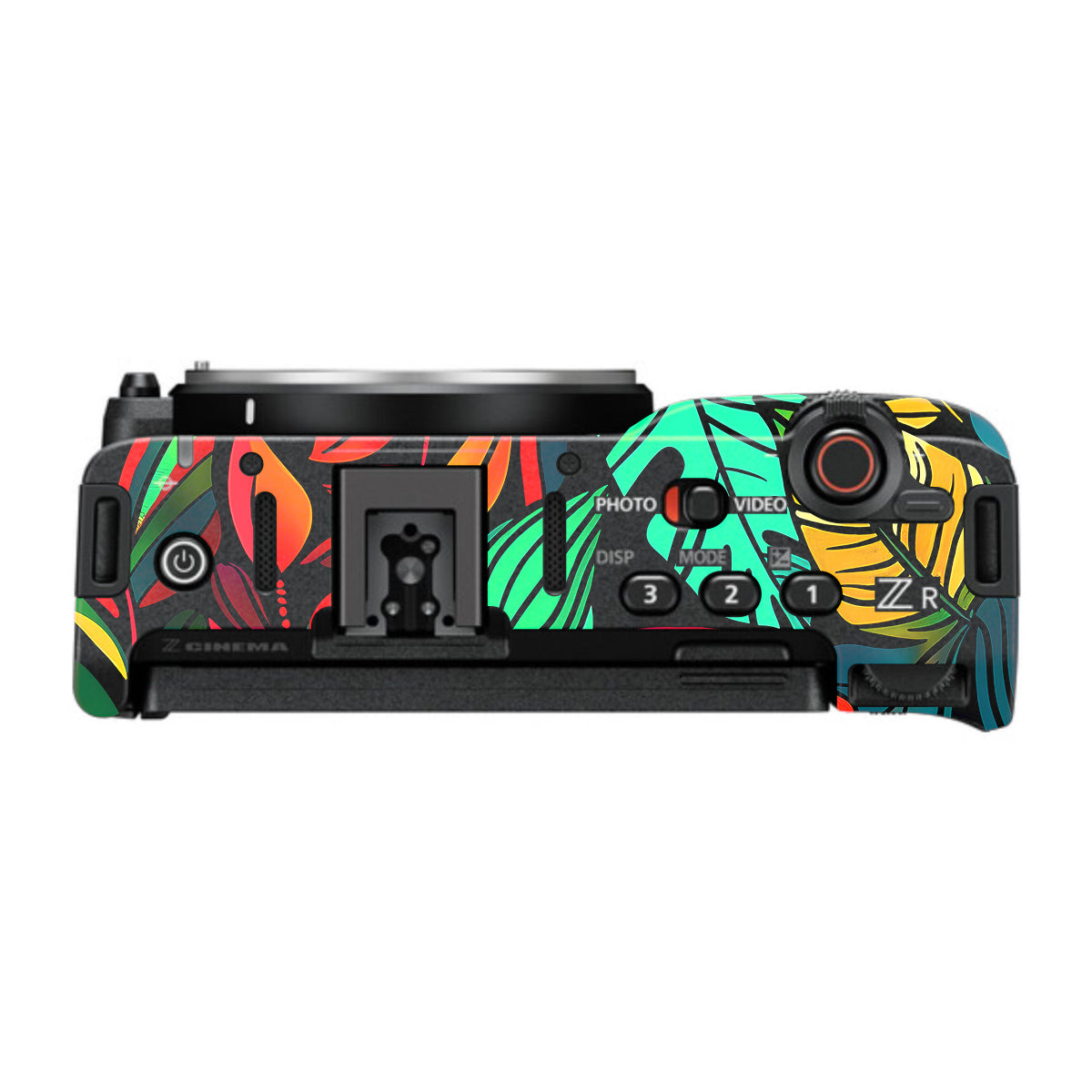 Tropical Jungle Leaves Nikon ZR Camera Skin