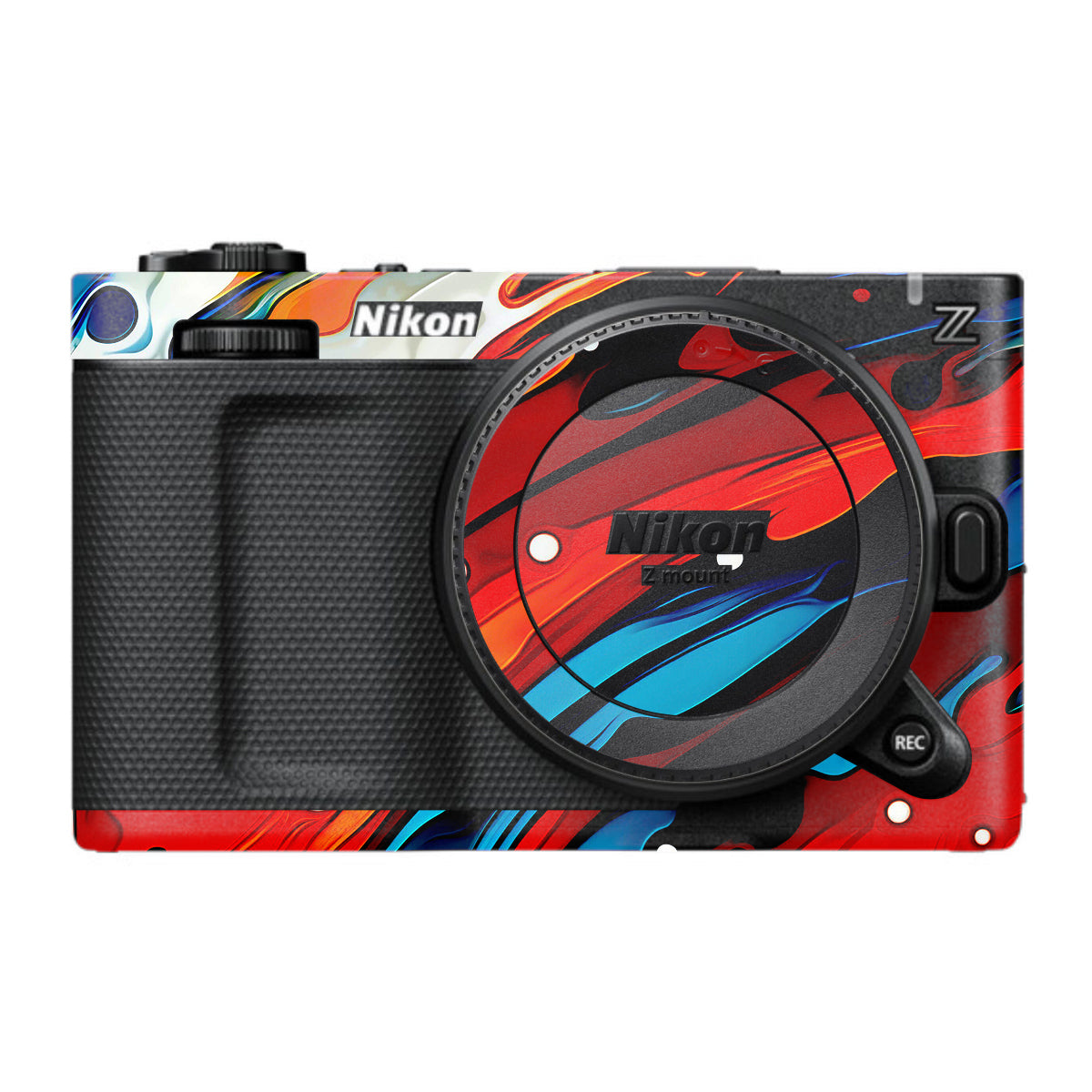 Fire & Ice Flow Nikon ZR Camera Skin