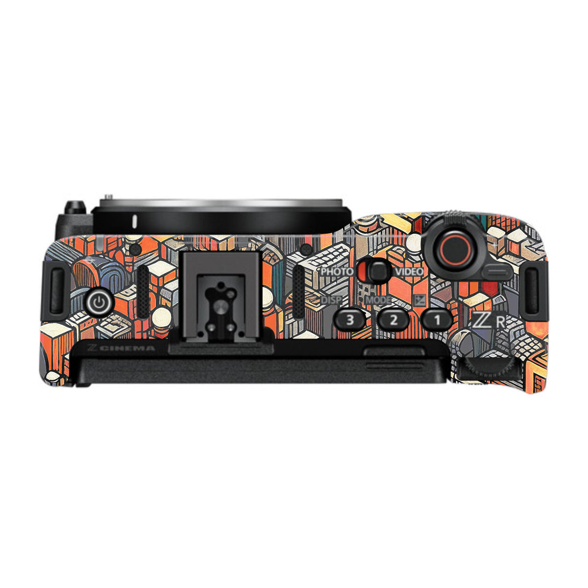 Isometric Cityscape Nikon ZR Camera Skin