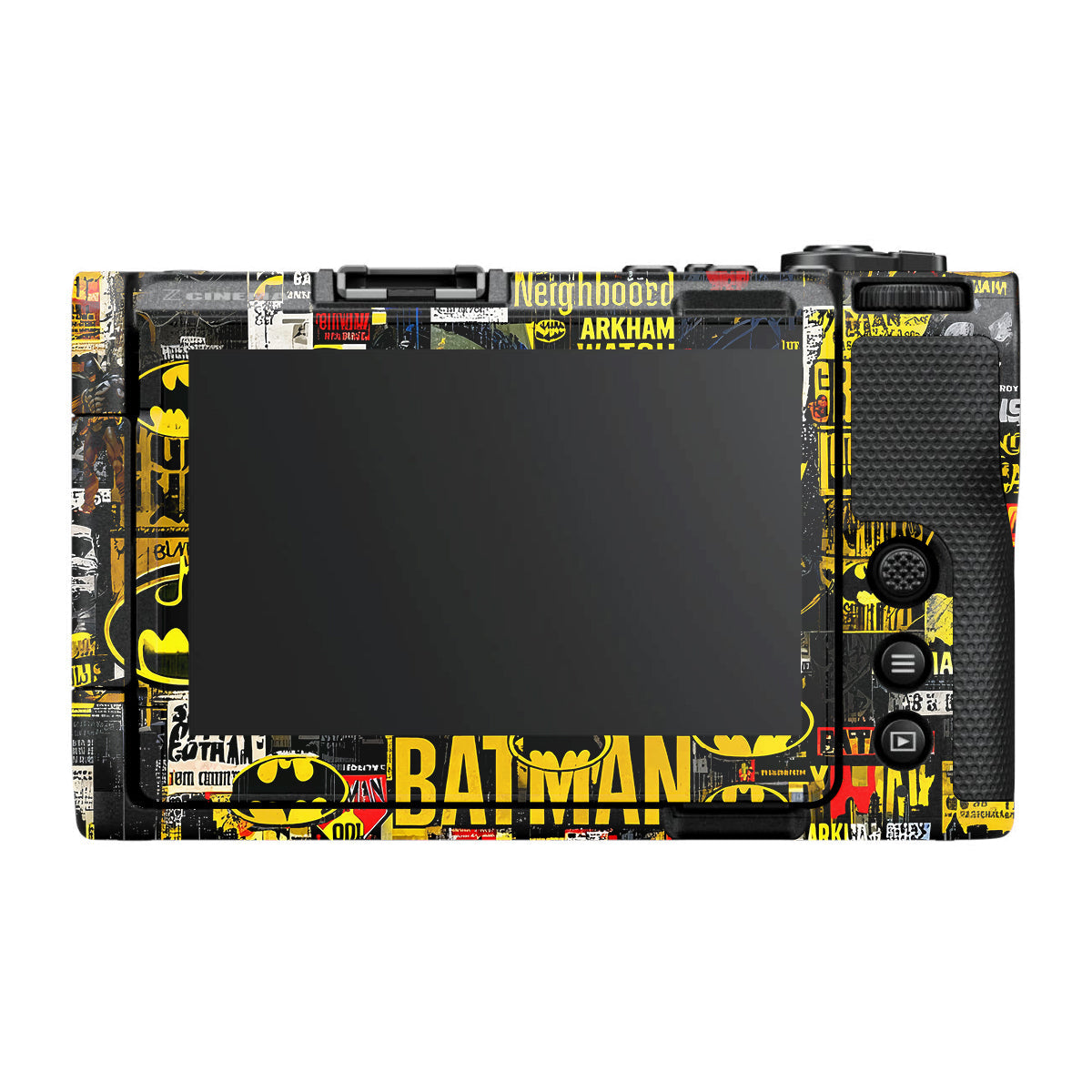 Batman Collage Nikon ZR Camera Skin