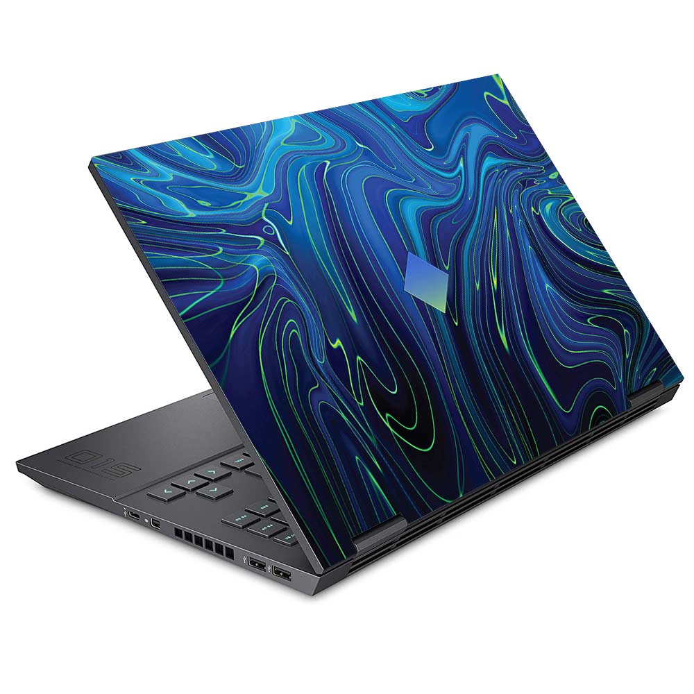 Cobalt Liquid Design HP Omen 15 Laptop Skin