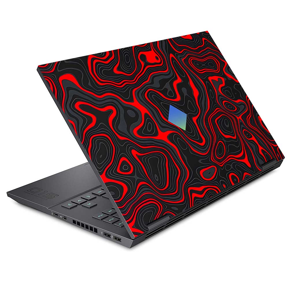 Crimson Waves HP Omen 15 Laptop Skin