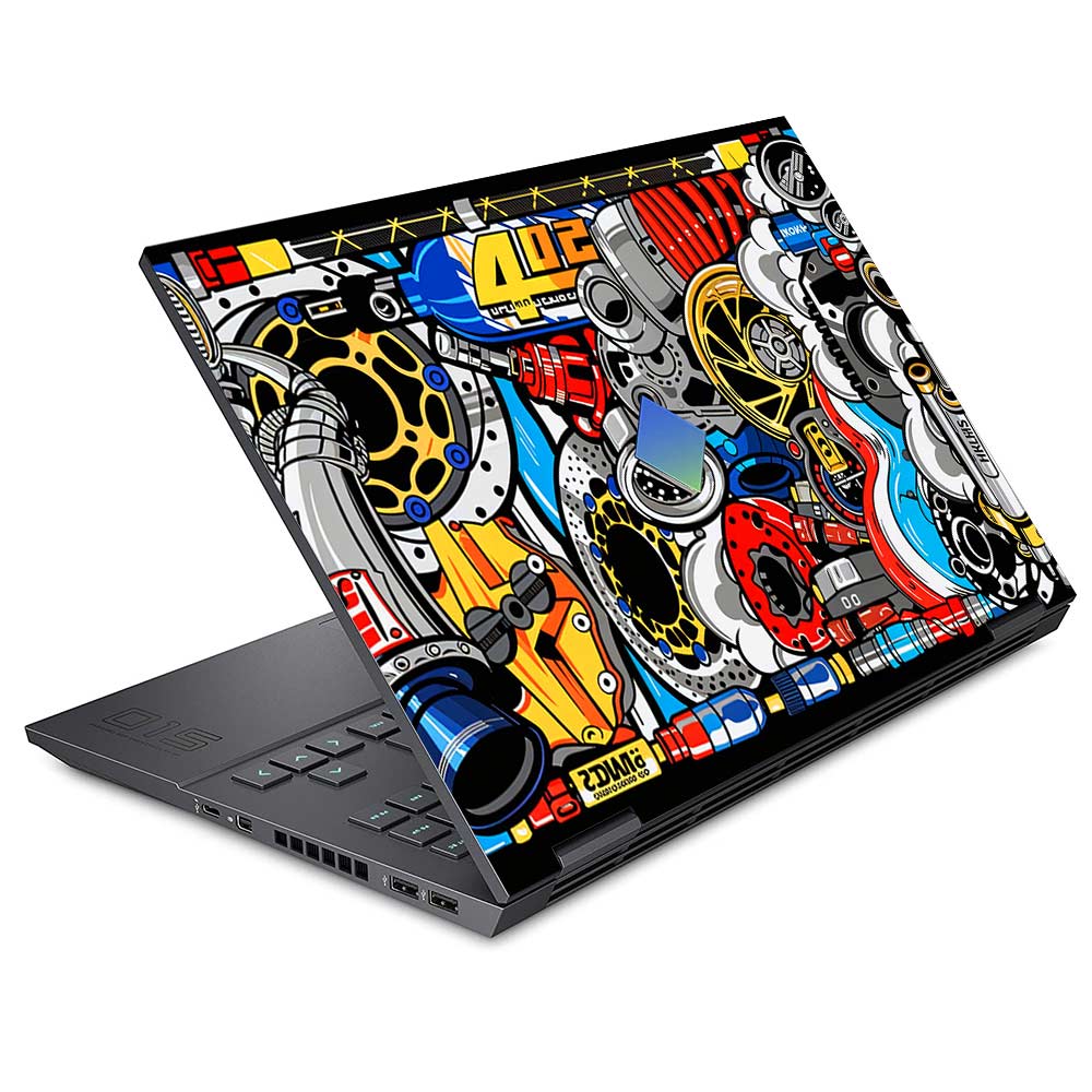 Mechanical Chaos HP Omen 15 Laptop Skin