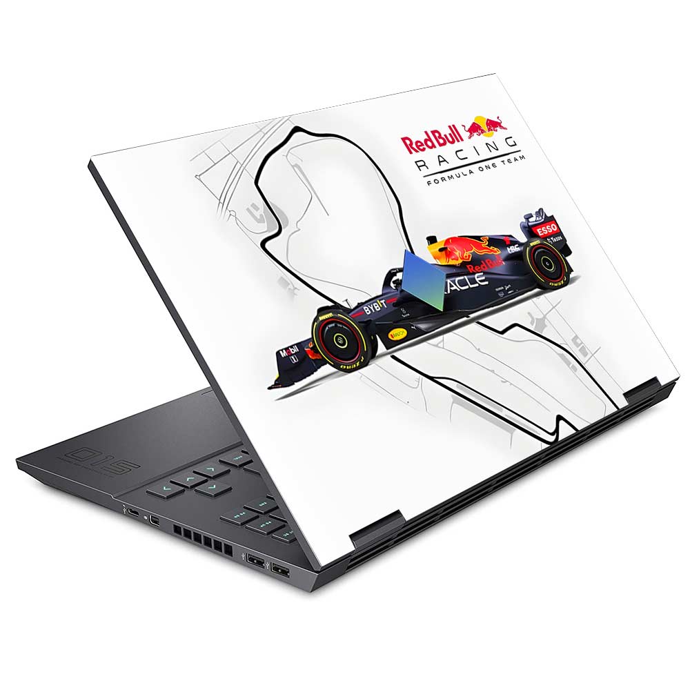 Red Bull Racing in Action HP Omen 15 Laptop Skin