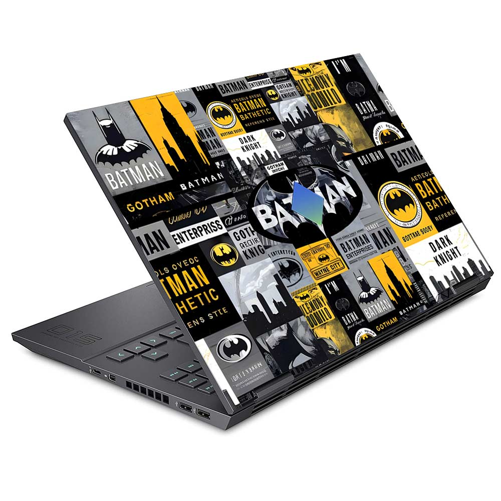 Batman Collage HP Omen 15 Laptop Skin