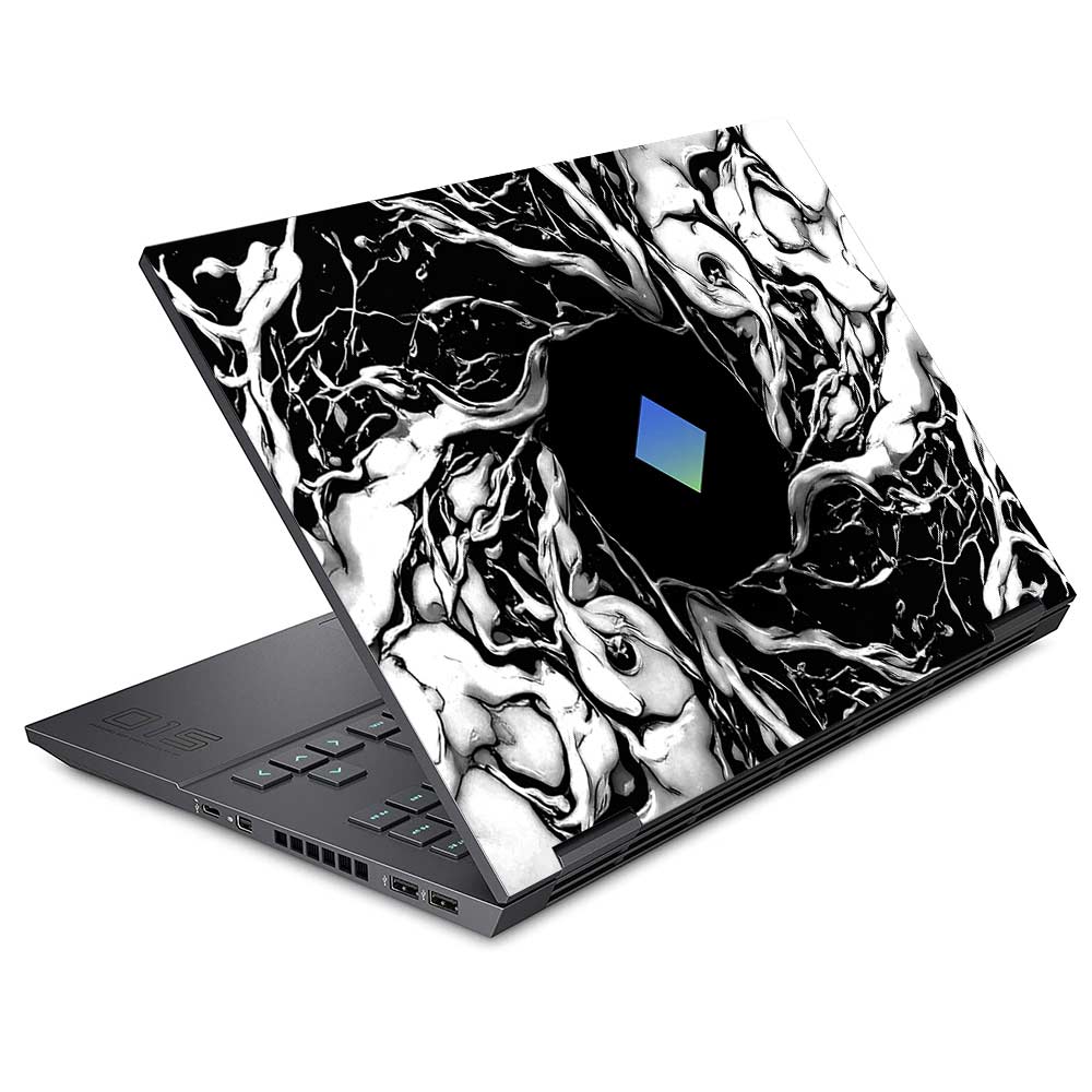 Spiderman Web Black HP Omen 15 Laptop Skin