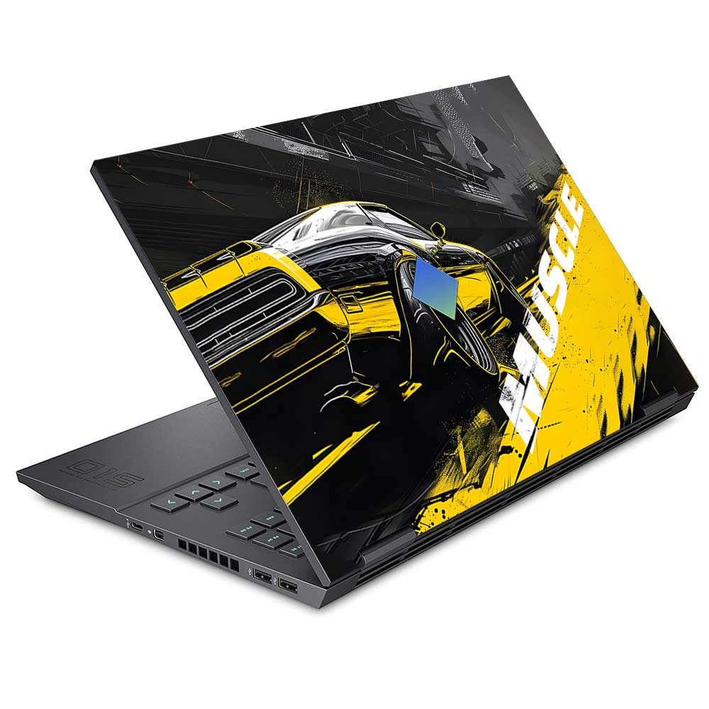 Black Muscle HP Omen 15 Laptop Skin