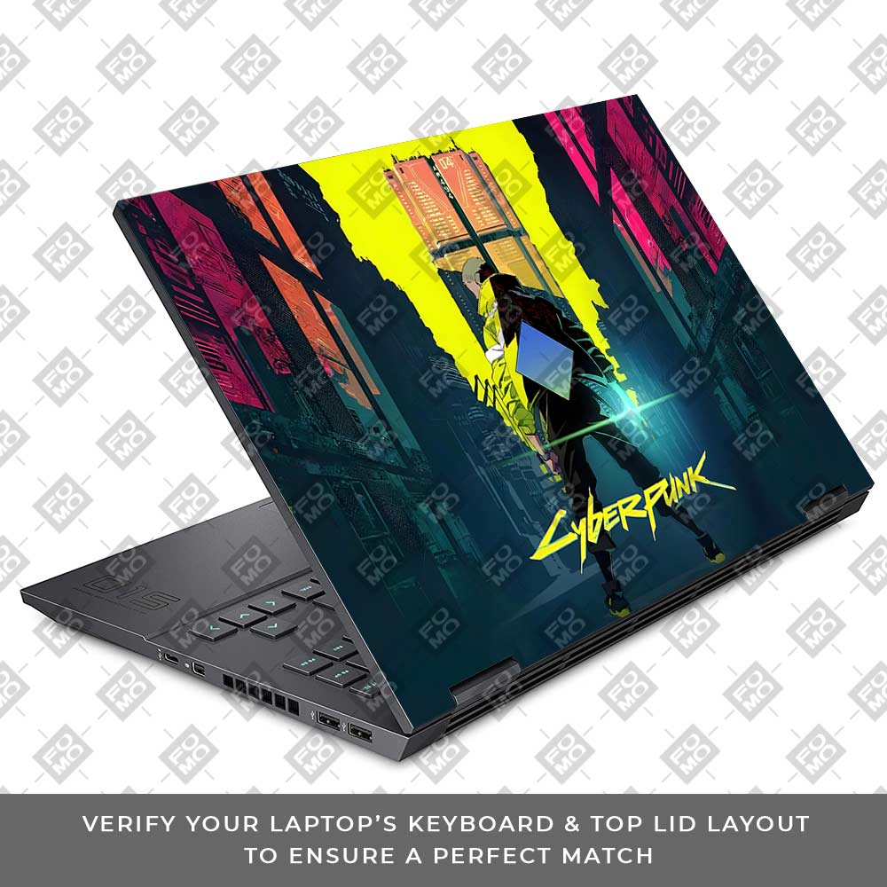 Cyberpunk Uprising HP Omen 15 Laptop Skin