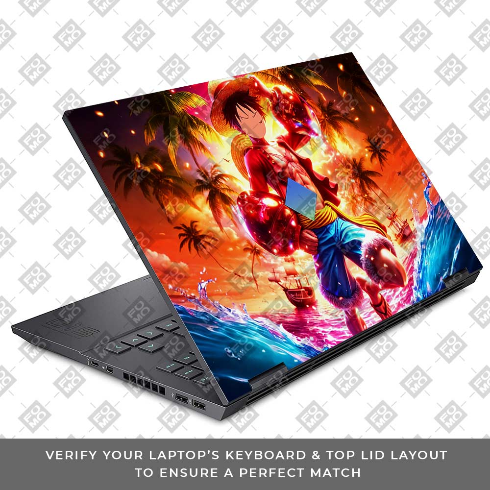 Luffy's Radiant Will HP Omen 15 Laptop Skin