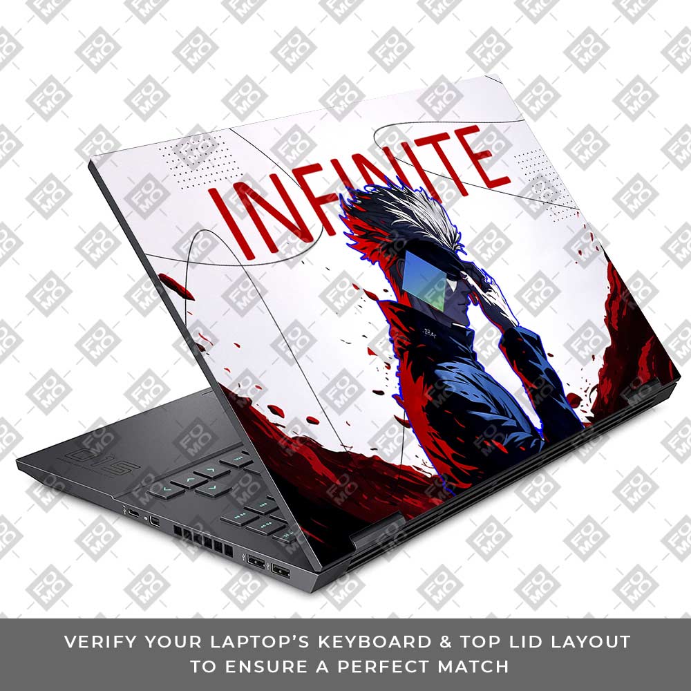 JJK Satoru Gojo HP Omen 15 Laptop Skin
