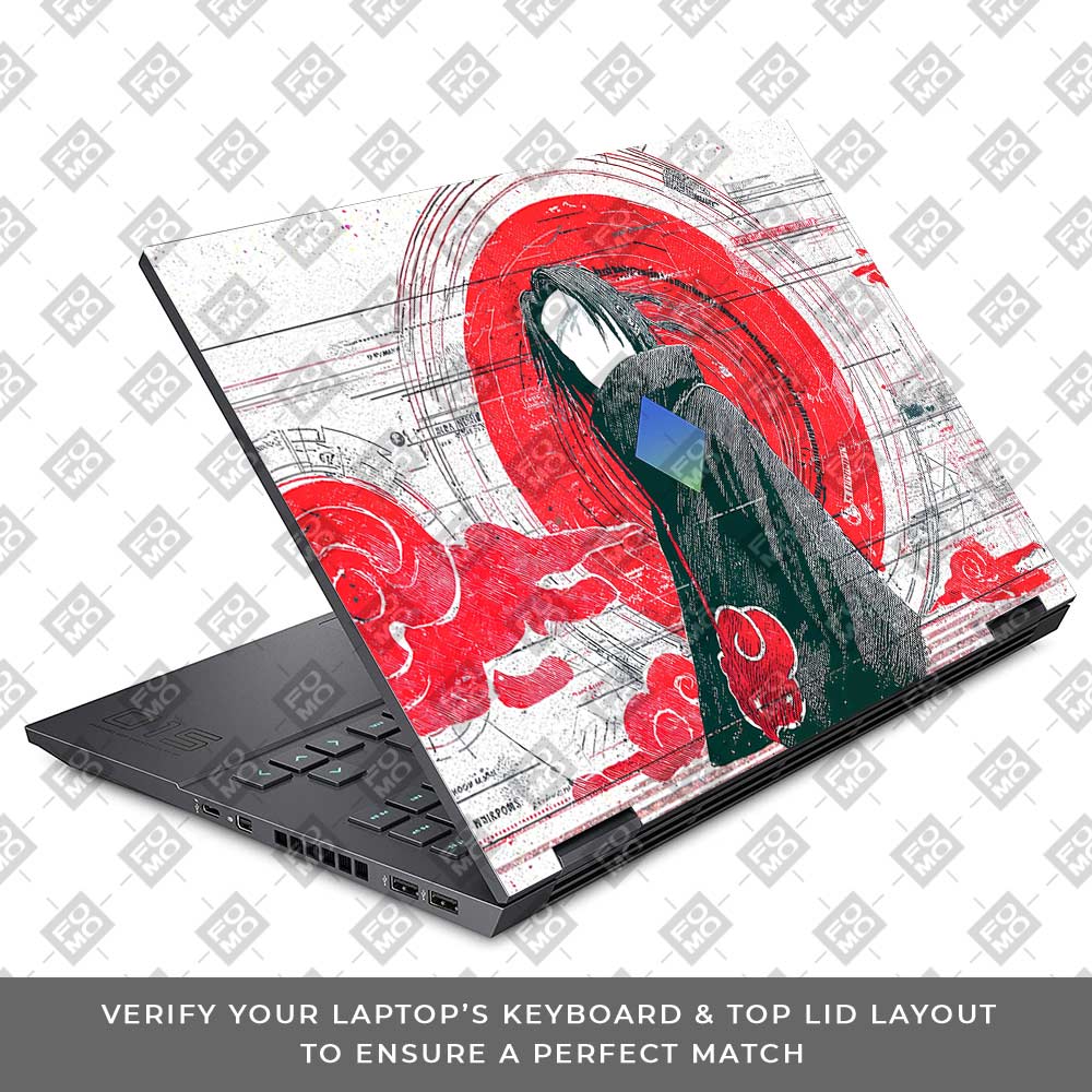 Itachi Uchiha Mark of the Akatsuki HP Omen 15 Laptop Skin