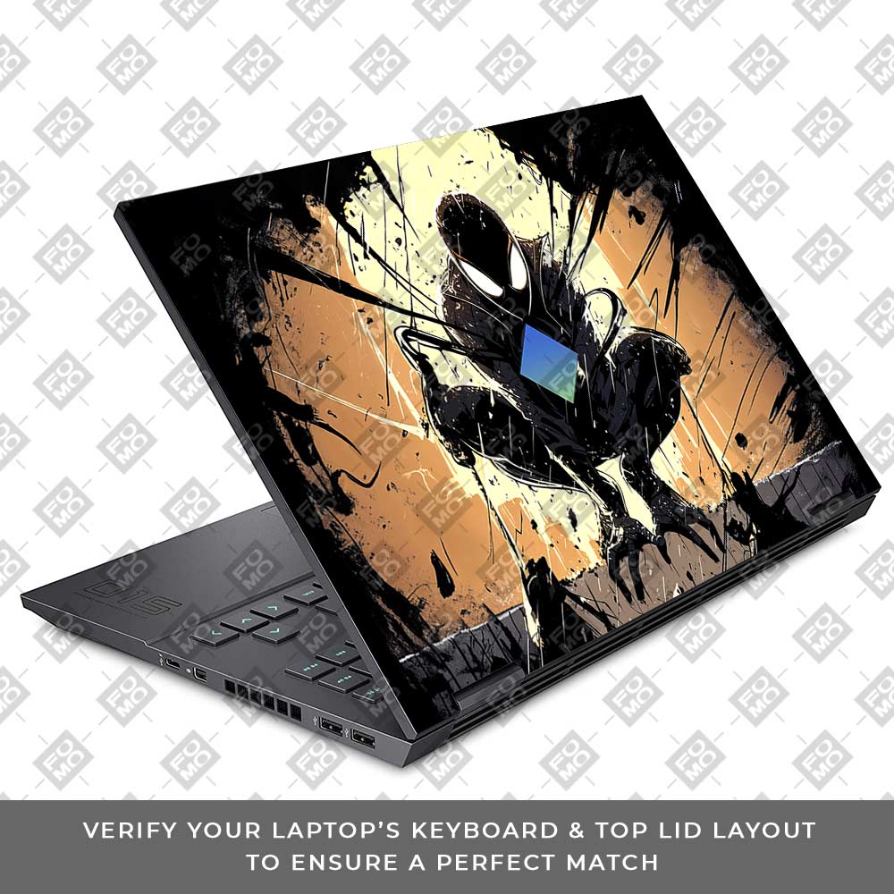 Shadow Spiderman HP Omen 15 Laptop Skin