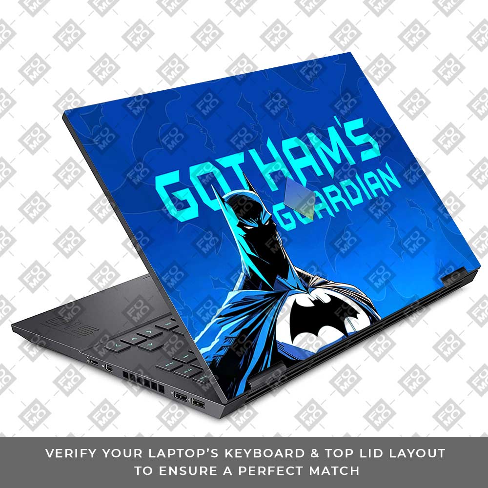Gotham's Guardian Batman HP Omen 15 Laptop Skin