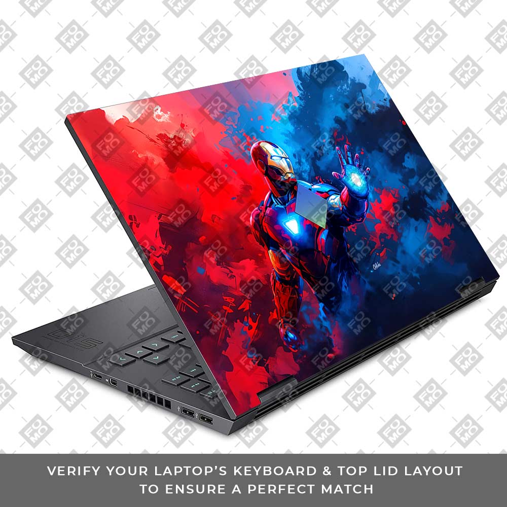 Iron Man Arc Reactor Power HP Omen 15 Laptop Skin