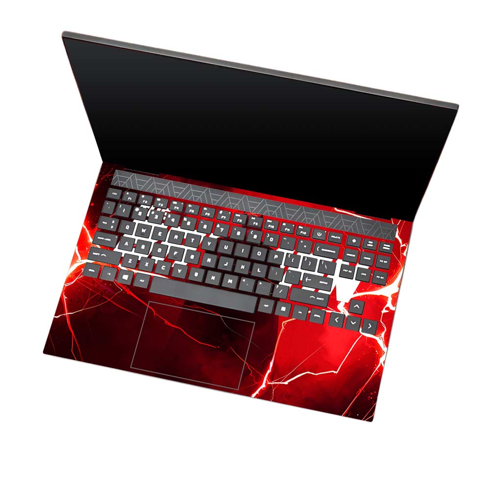 Red Rage Batman HP Omen 15 3D Laptop Skin