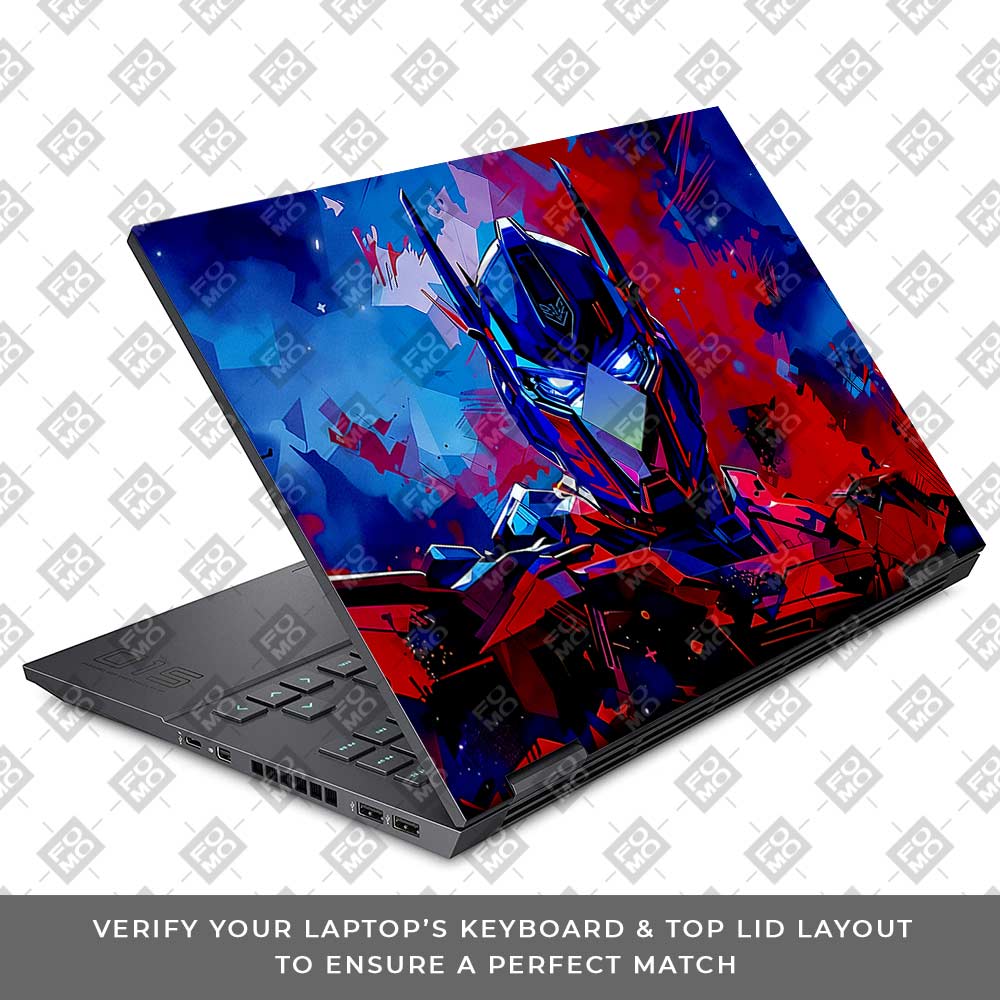 Optimus Prime Transformer HP Omen 15 Laptop Skin