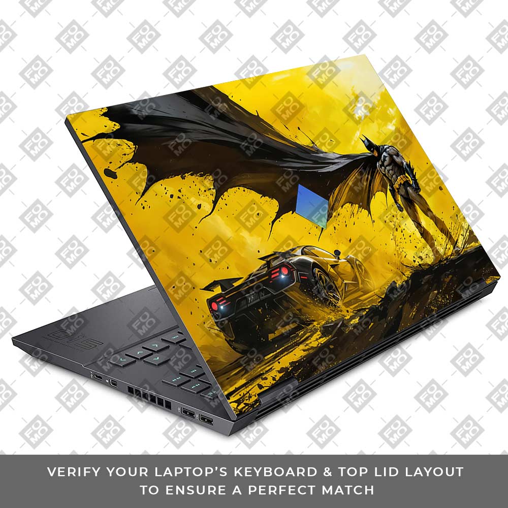 Dark Knight Velocity HP Omen 15 Laptop Skin