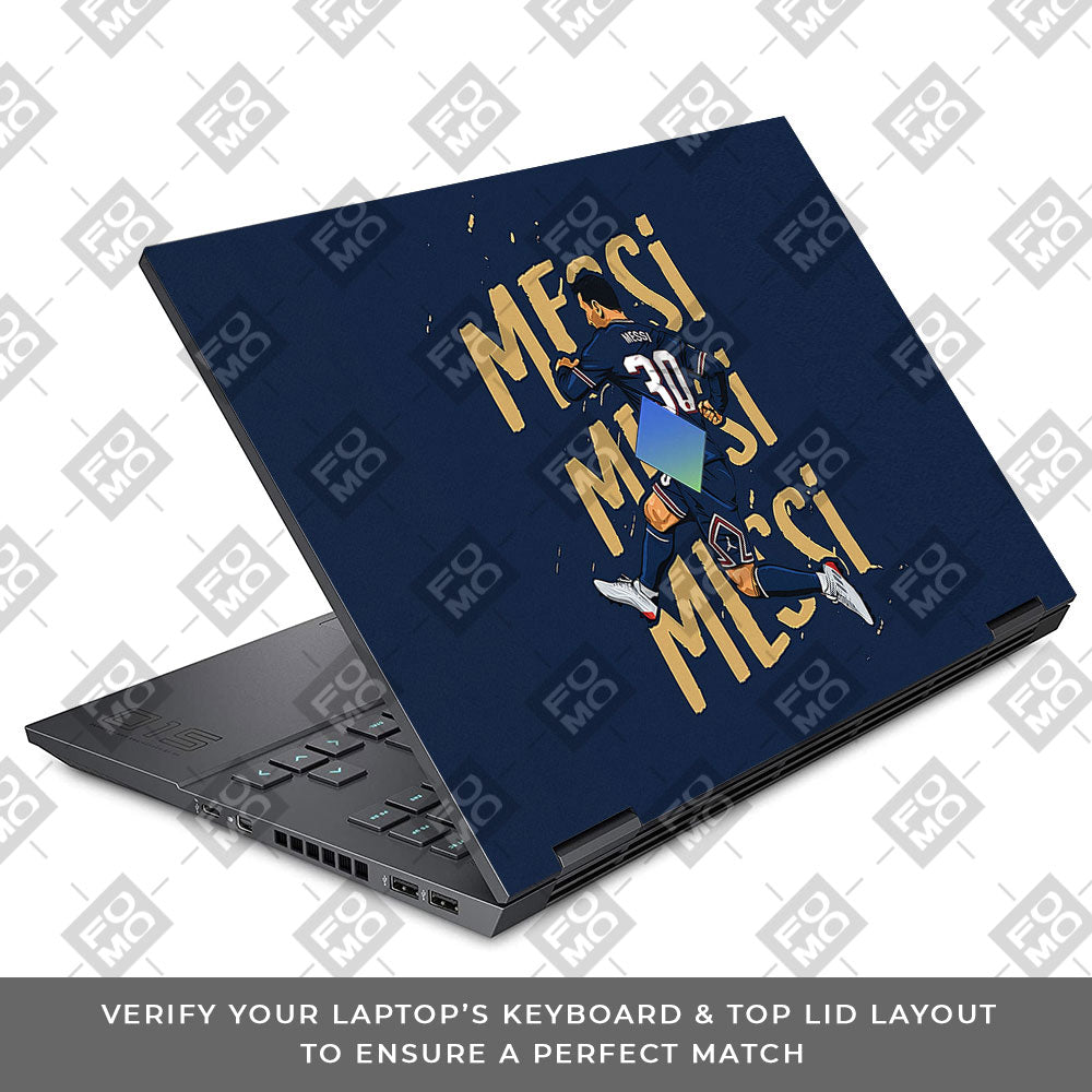 Messi Motion Masterpiece HP Omen 15 Laptop Skin