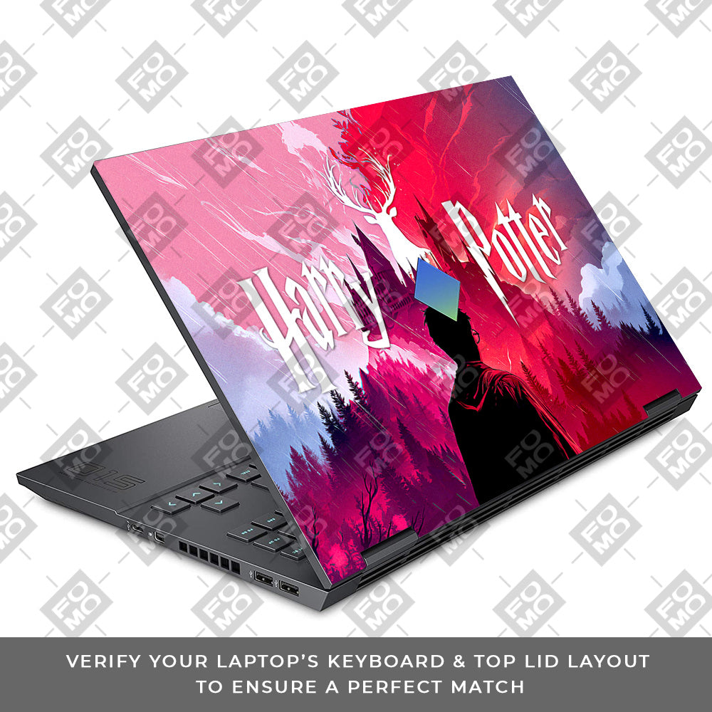 Harry Potter Magical Hogwarts HP Omen 15 Laptop Skin