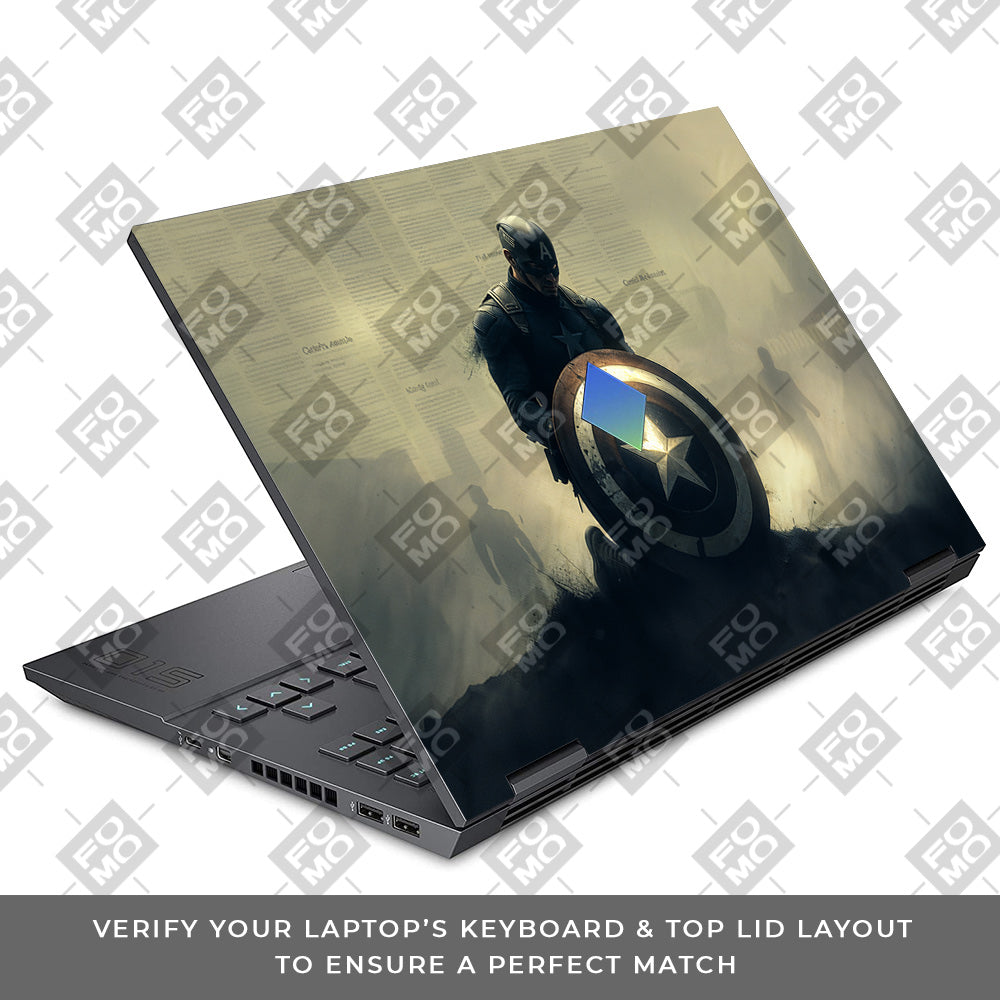 Captain's Valor HP Omen 15 Laptop Skin