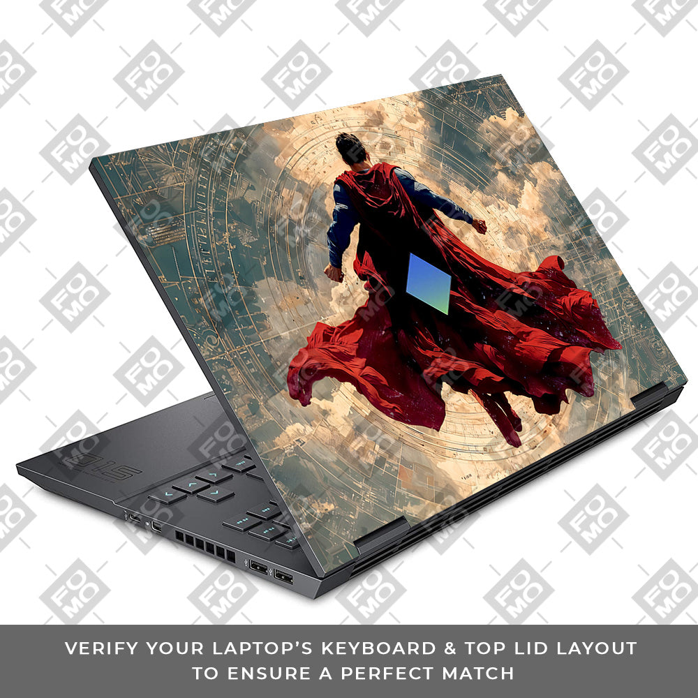 Superman Ascends HP Omen 15 Laptop Skin
