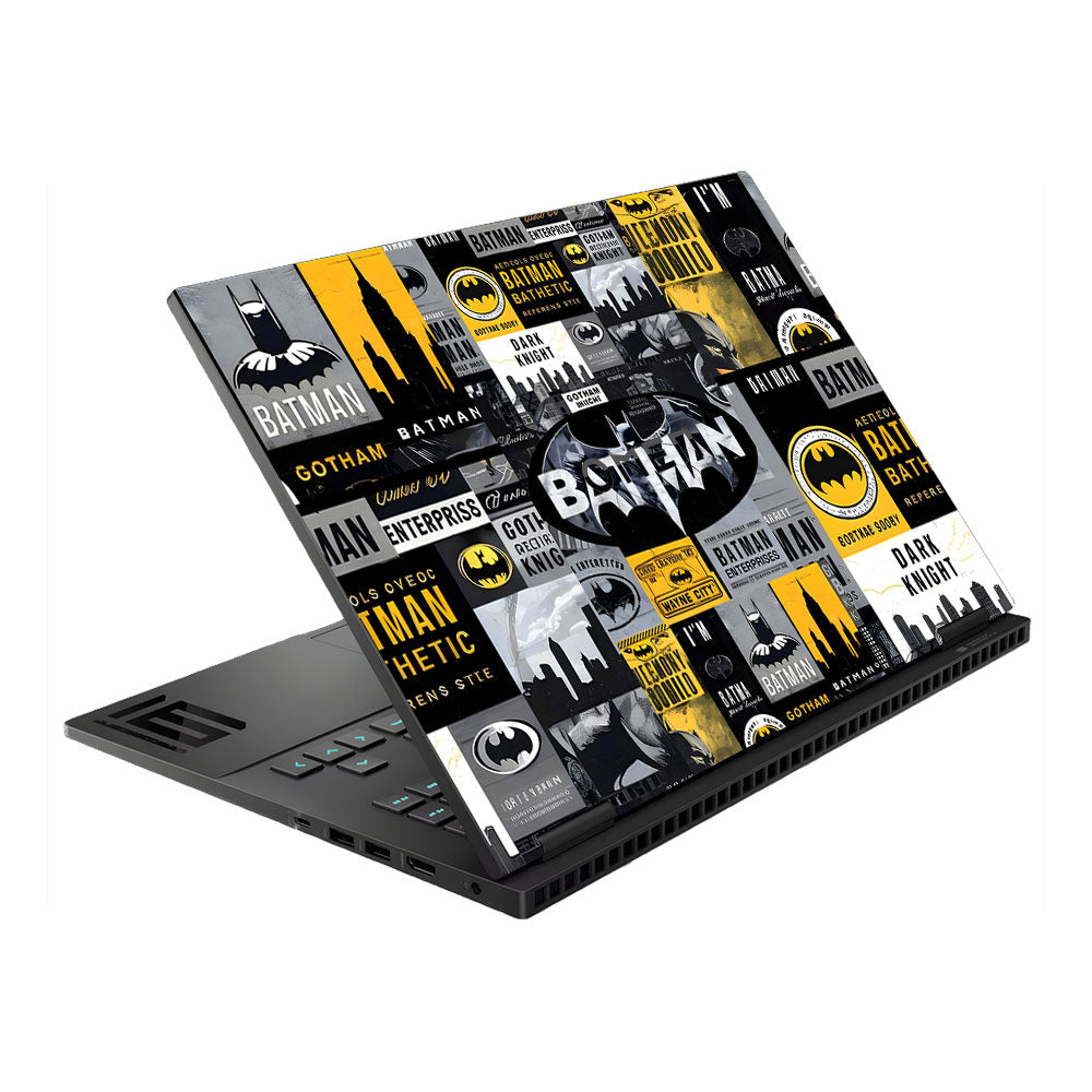 Batman Collage HP Omen Gaming 16 Laptop Skin