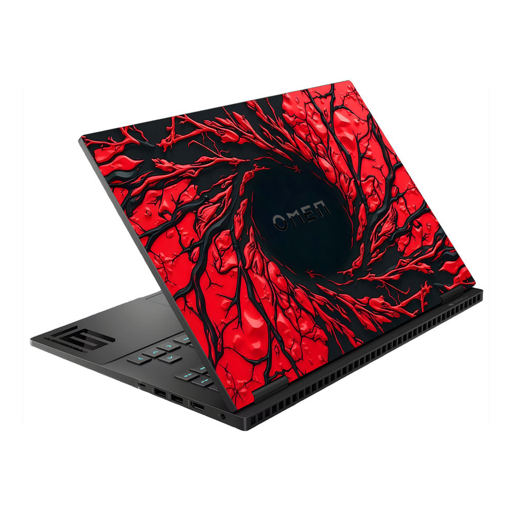 Spiderman Web Red HP Omen Gaming 16 Laptop Skin