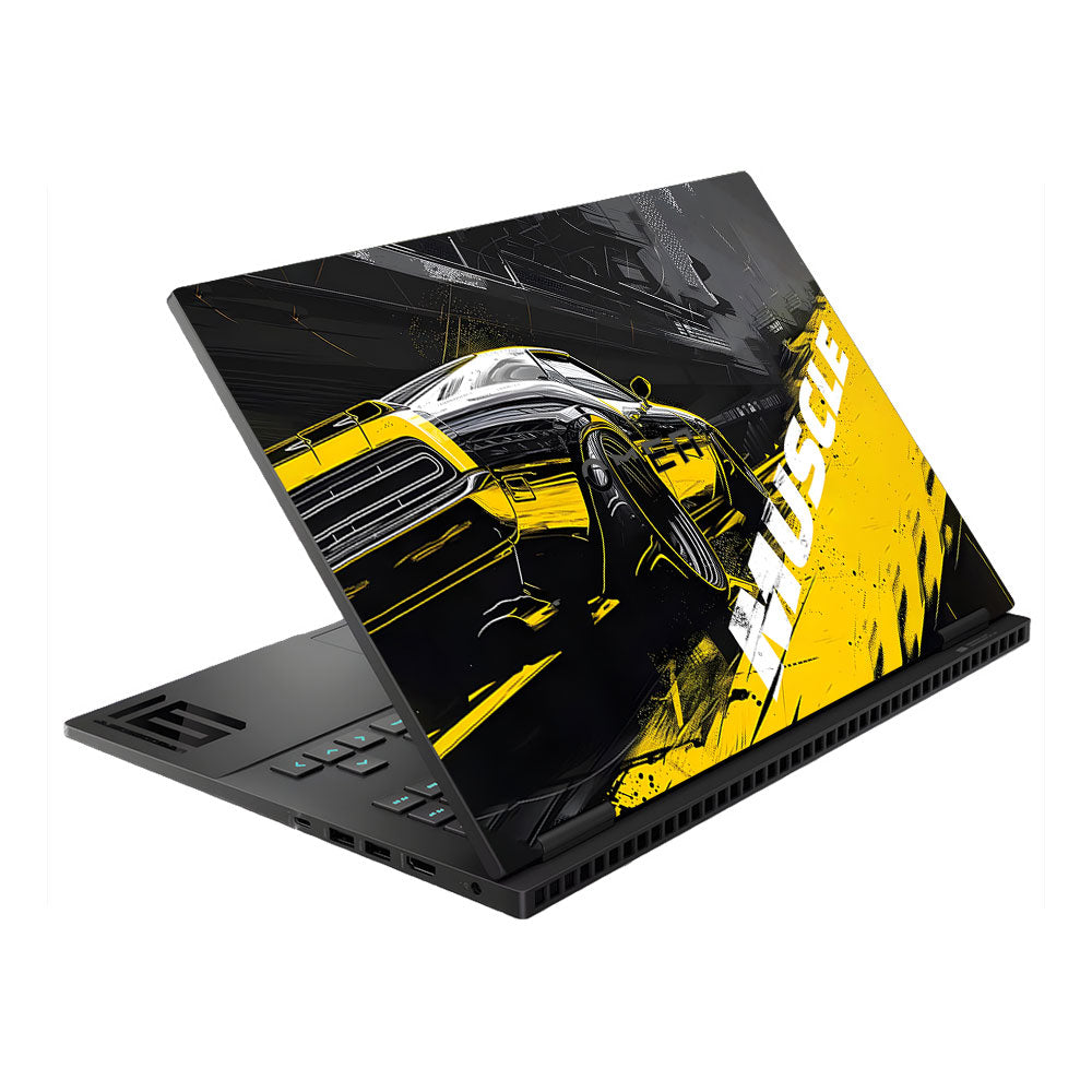 Black Muscle HP Omen Gaming 16 Laptop Skin