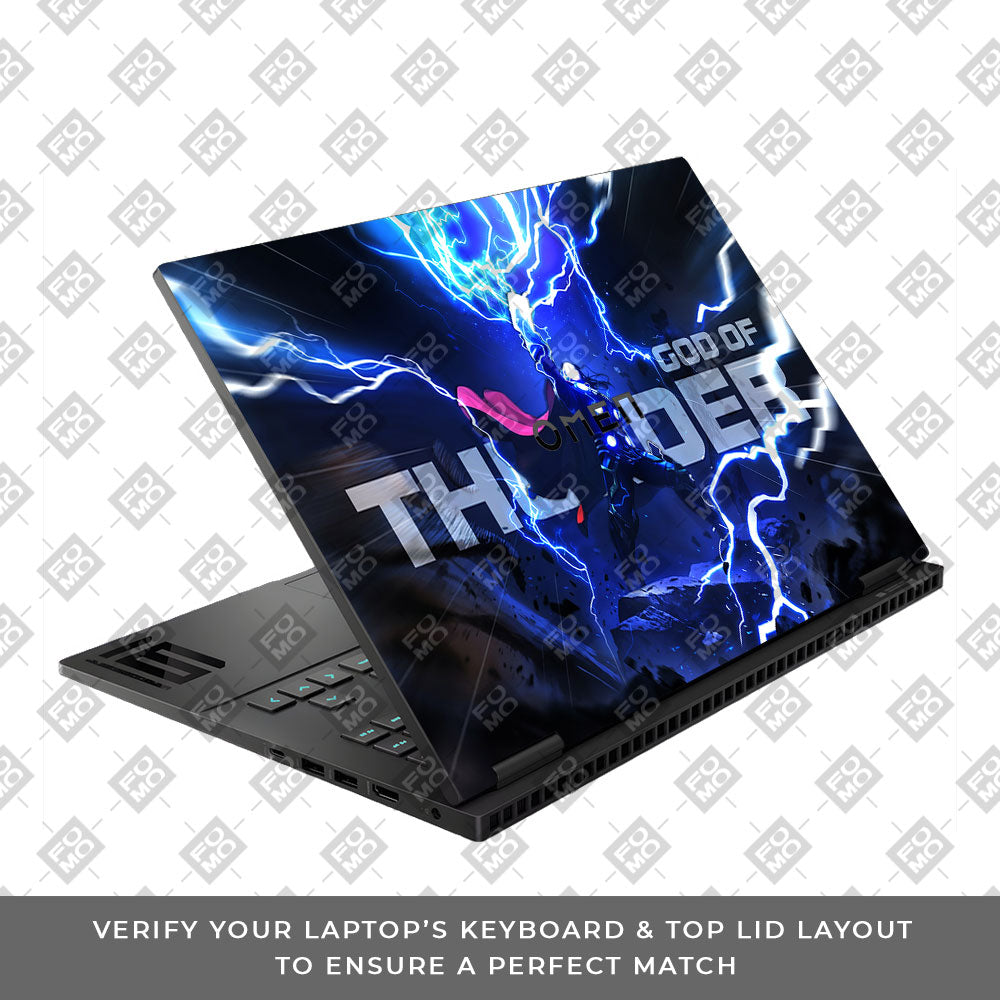 Thor God of Thunder HP Omen Gaming 16 Laptop Skin