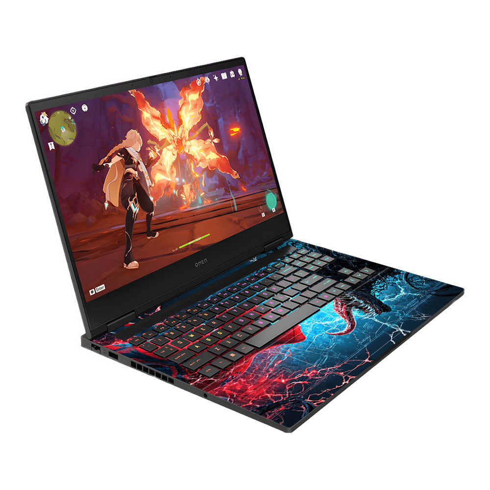 Spiderman vs Venom Showdown HP Omen Gaming 16 3D Laptop Skin