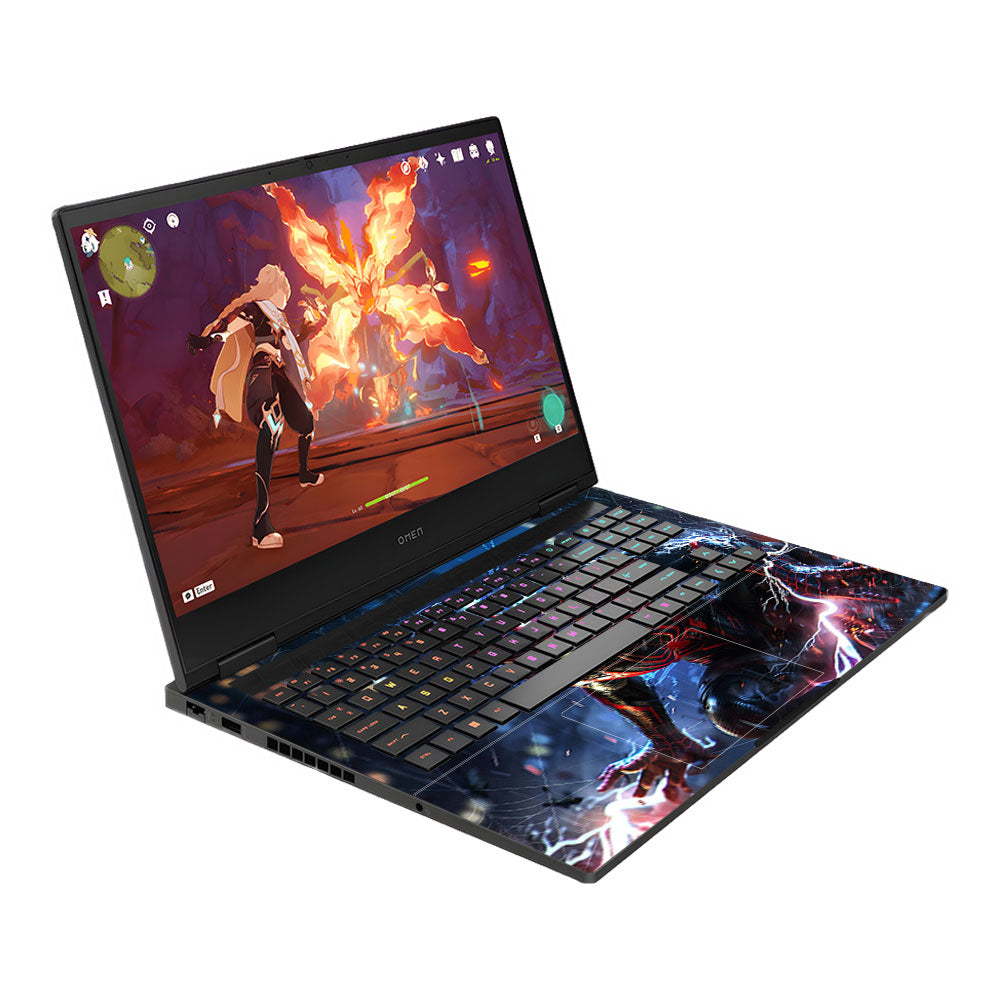 Miles Morales Shockwave HP Omen Gaming 16 3D Laptop Skin