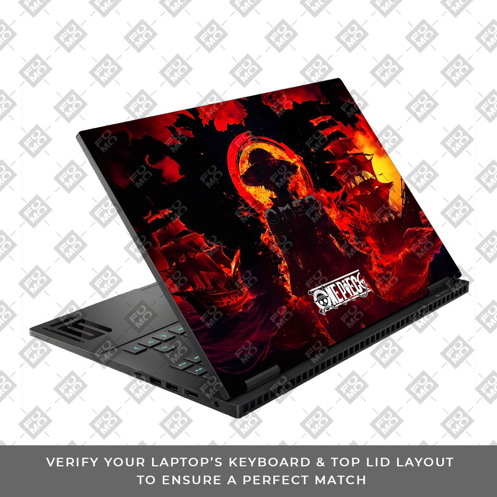 Luffy's Burning Tide HP Omen Gaming 16 Laptop Skin