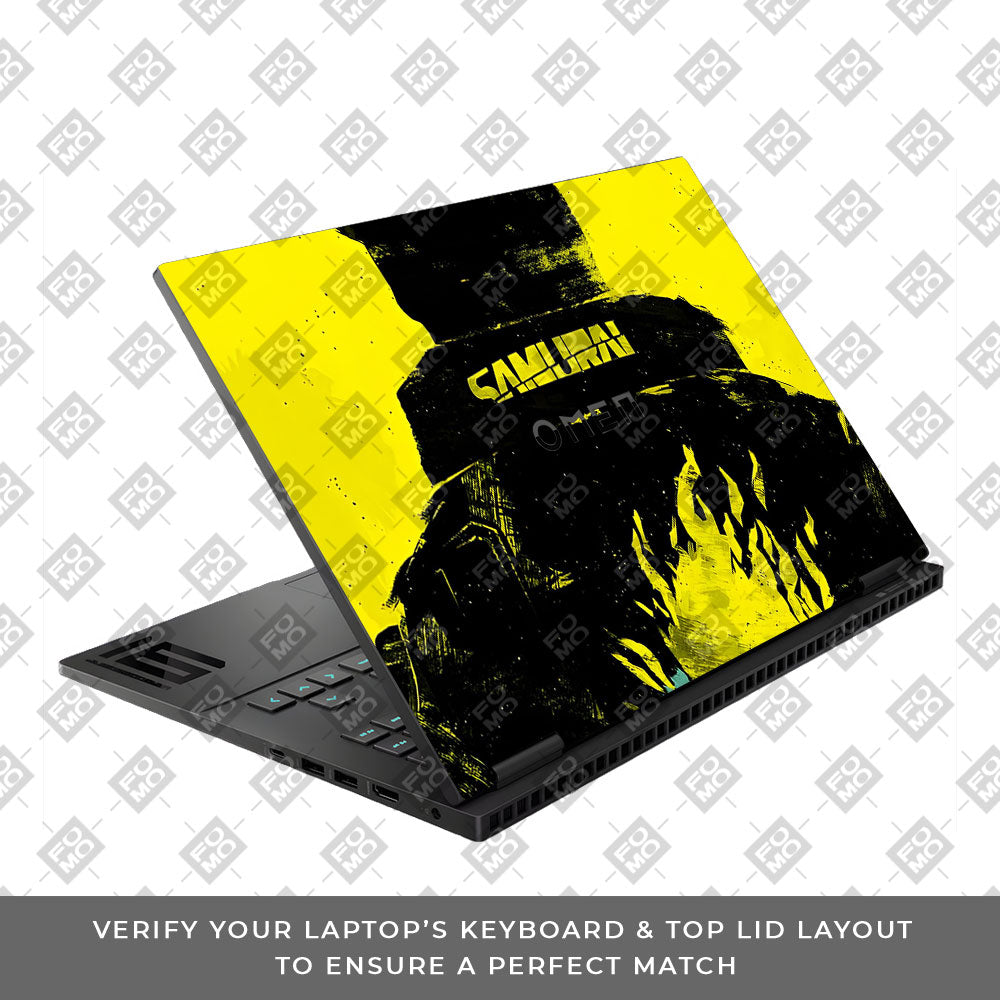 Backlit SAMURAI Jacket HP Omen Gaming 16 Laptop Skin