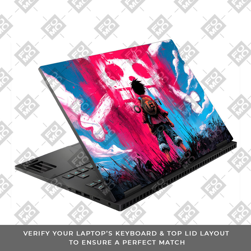 Straw Hat Graffiti One Piece HP Omen Gaming 16 Laptop Skin
