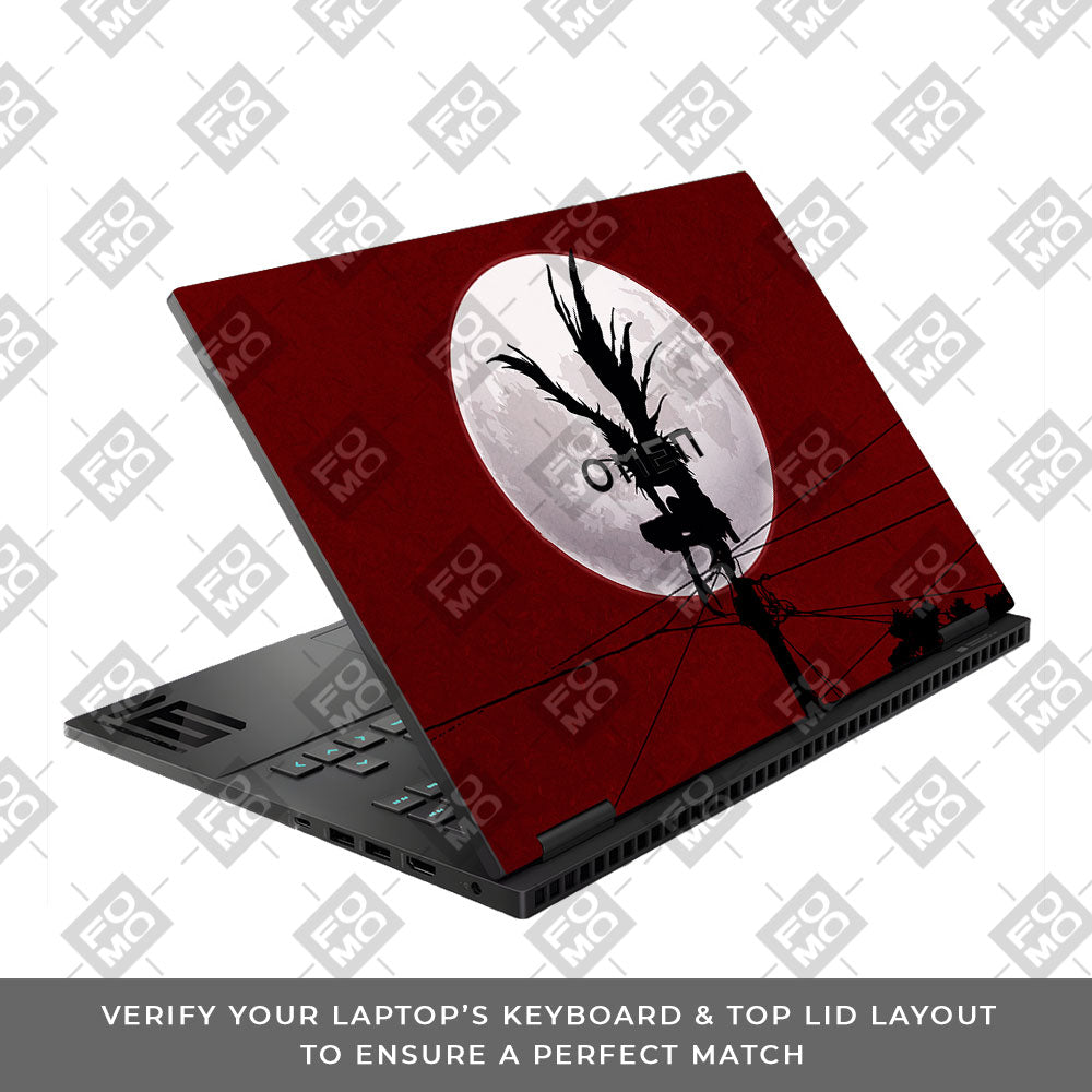 Death Note Ryuk Shinigami HP Omen Gaming 16 Laptop Skin
