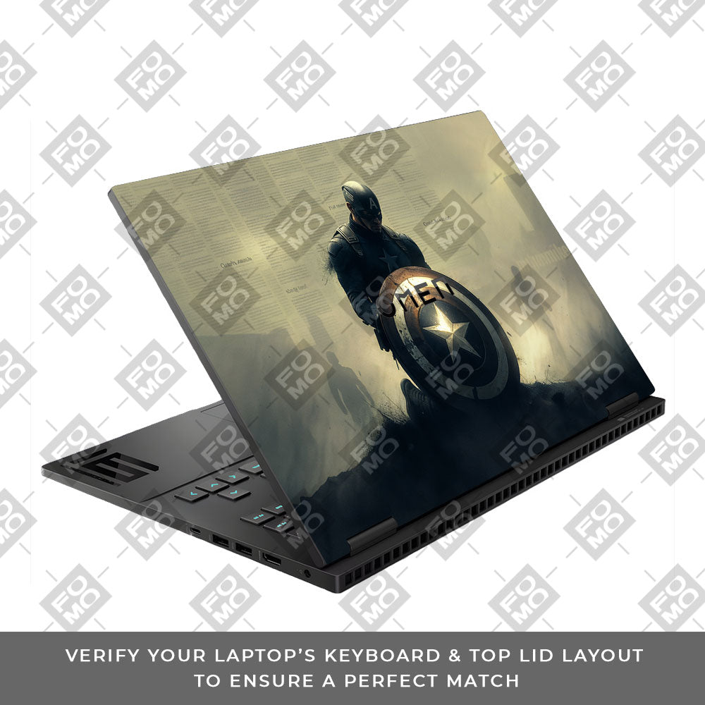 Captain's Valor HP Omen Gaming 16 Laptop Skin