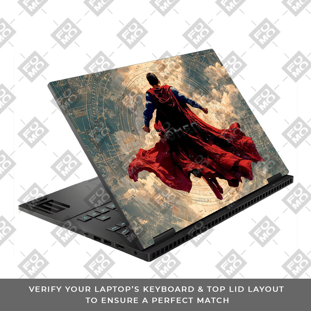 Superman Ascends HP Omen Gaming 16 Laptop Skin