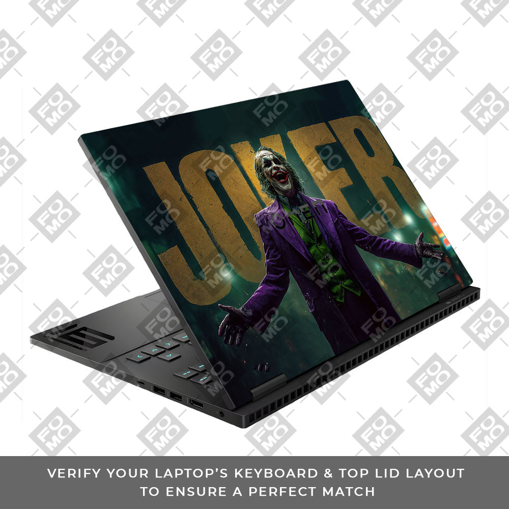The Joker Chaos HP Omen Gaming 16 Laptop Skin