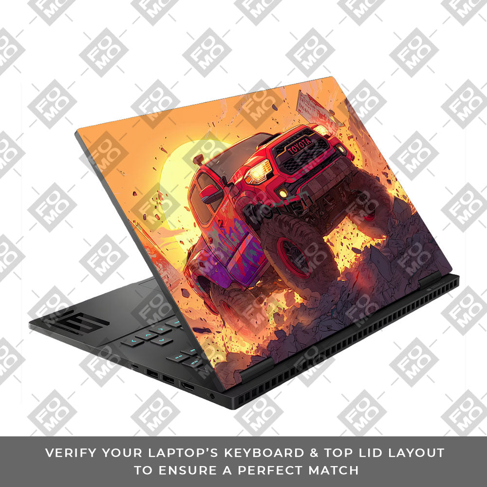 Toyota Off Road Beast HP Omen Gaming 16 Laptop Skin