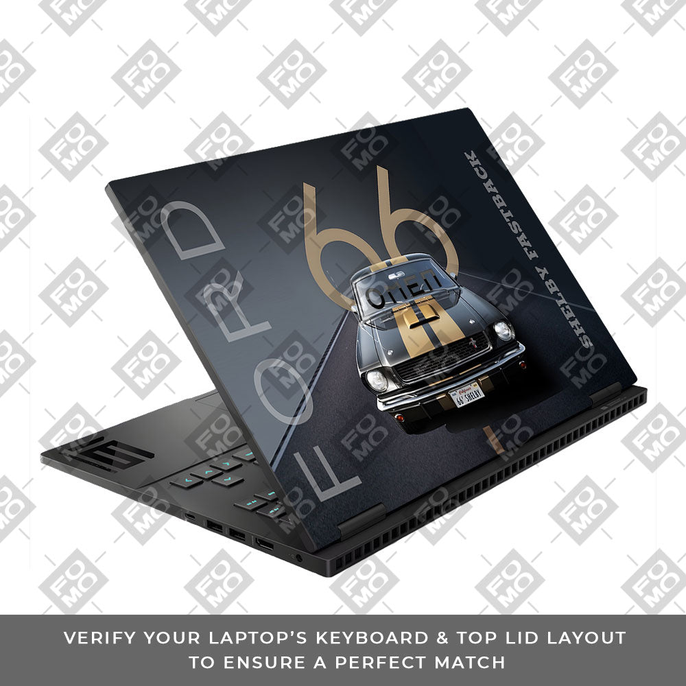 Shelby Mustang GT350H HP Omen Gaming 16 Laptop Skin