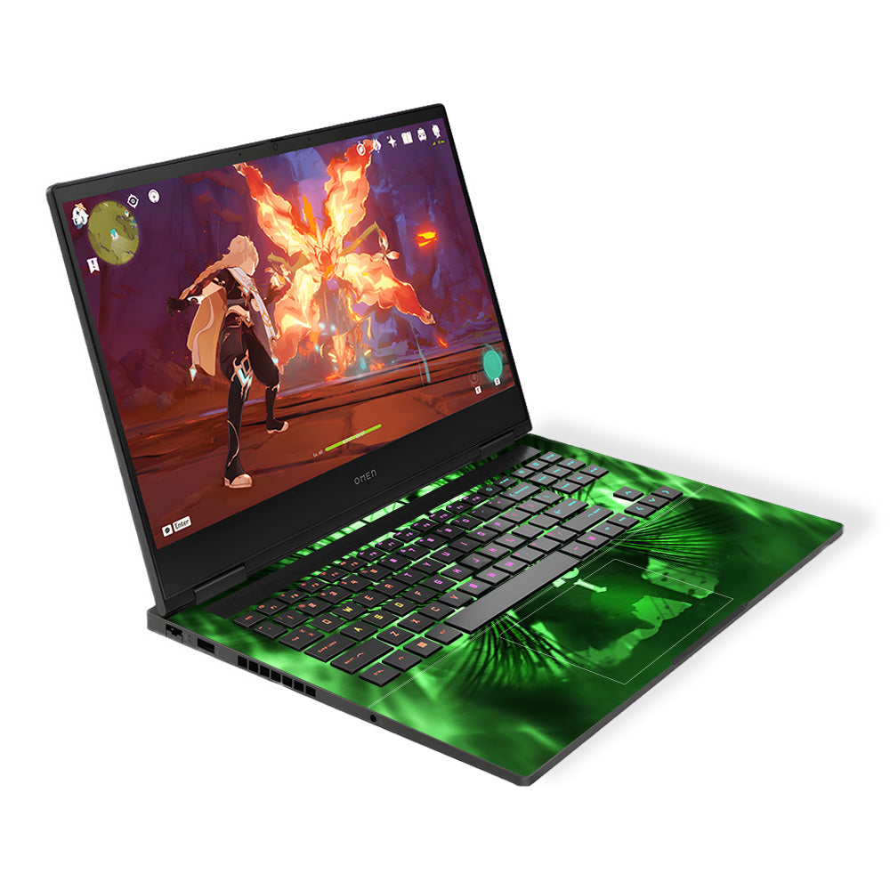 Loki's Green Aura HP Omen Gaming 16 Laptop Skin