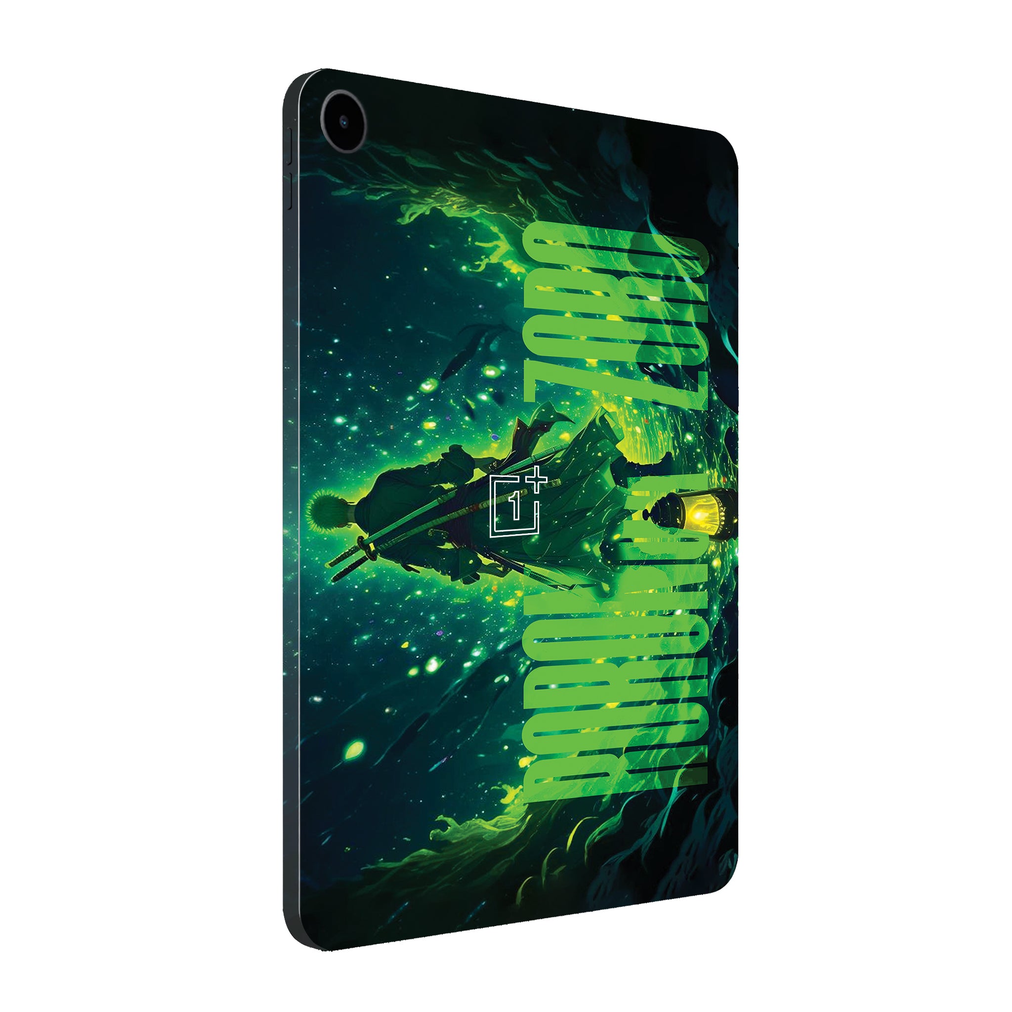 OnePlus Pad Go 2 Roronoa Zoro Green Fury Anime Tablet Skin