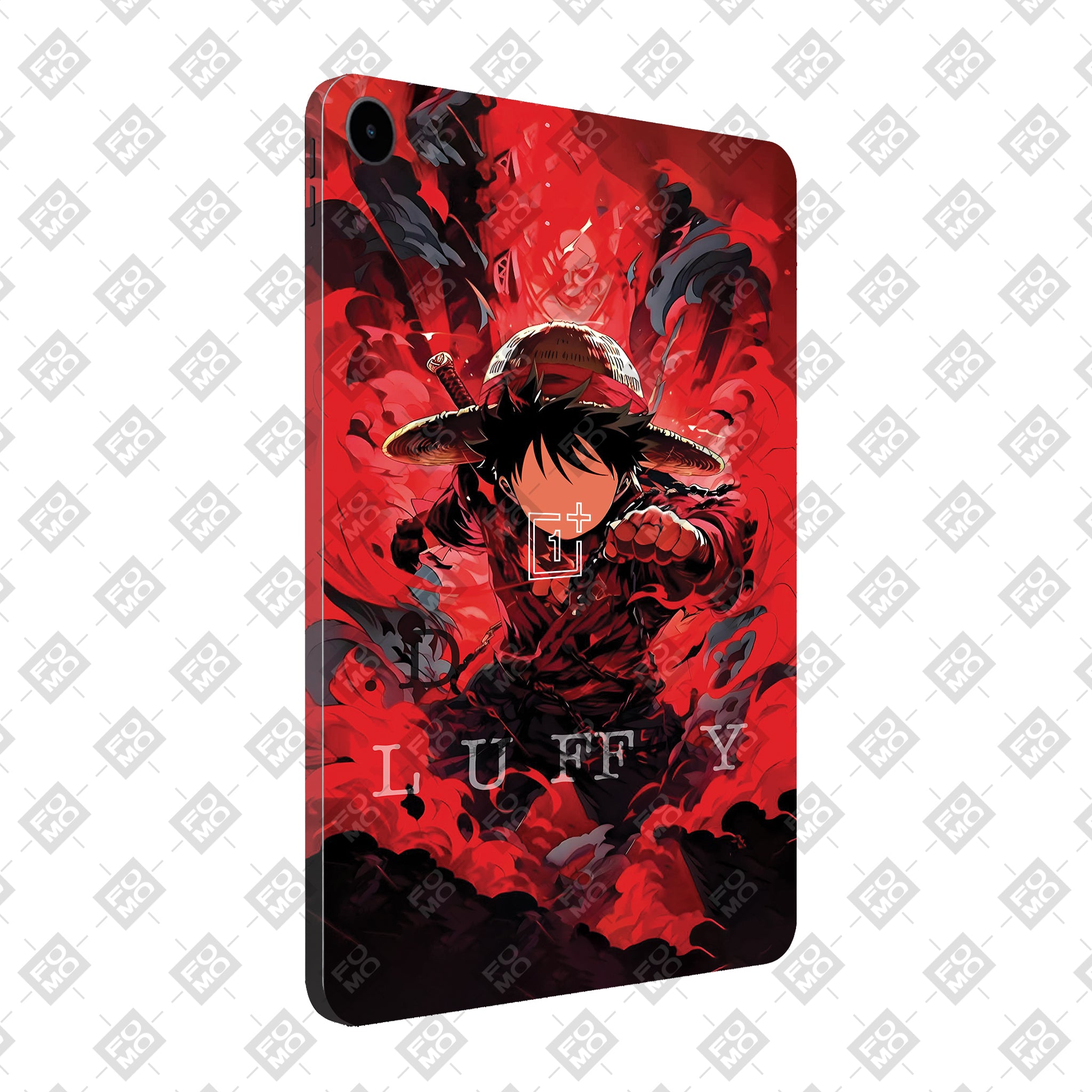 OnePlus Pad Go 2 Gear Fifth Luffy in Red Anime 3D Tablet Skins