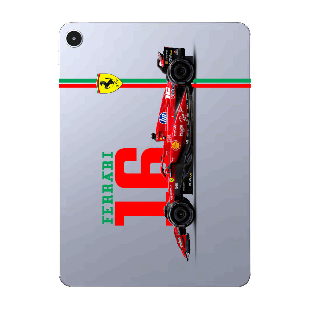 OnePlus Pad Go 2 Transparent Ferrari Flame Tablet Skin