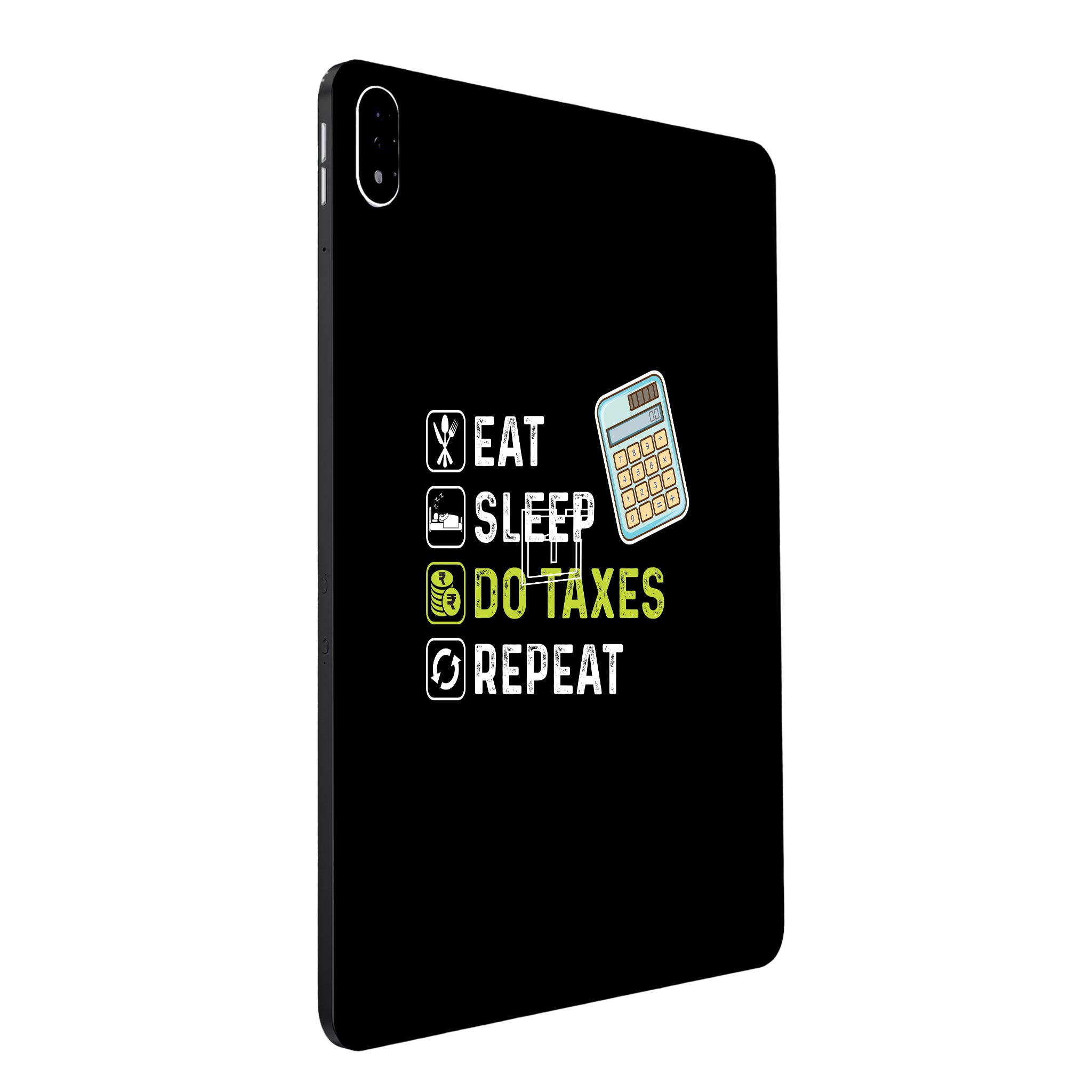 OnePlus Pad 3 Eat Sleep Do Taxes Repeat Tablet Skins