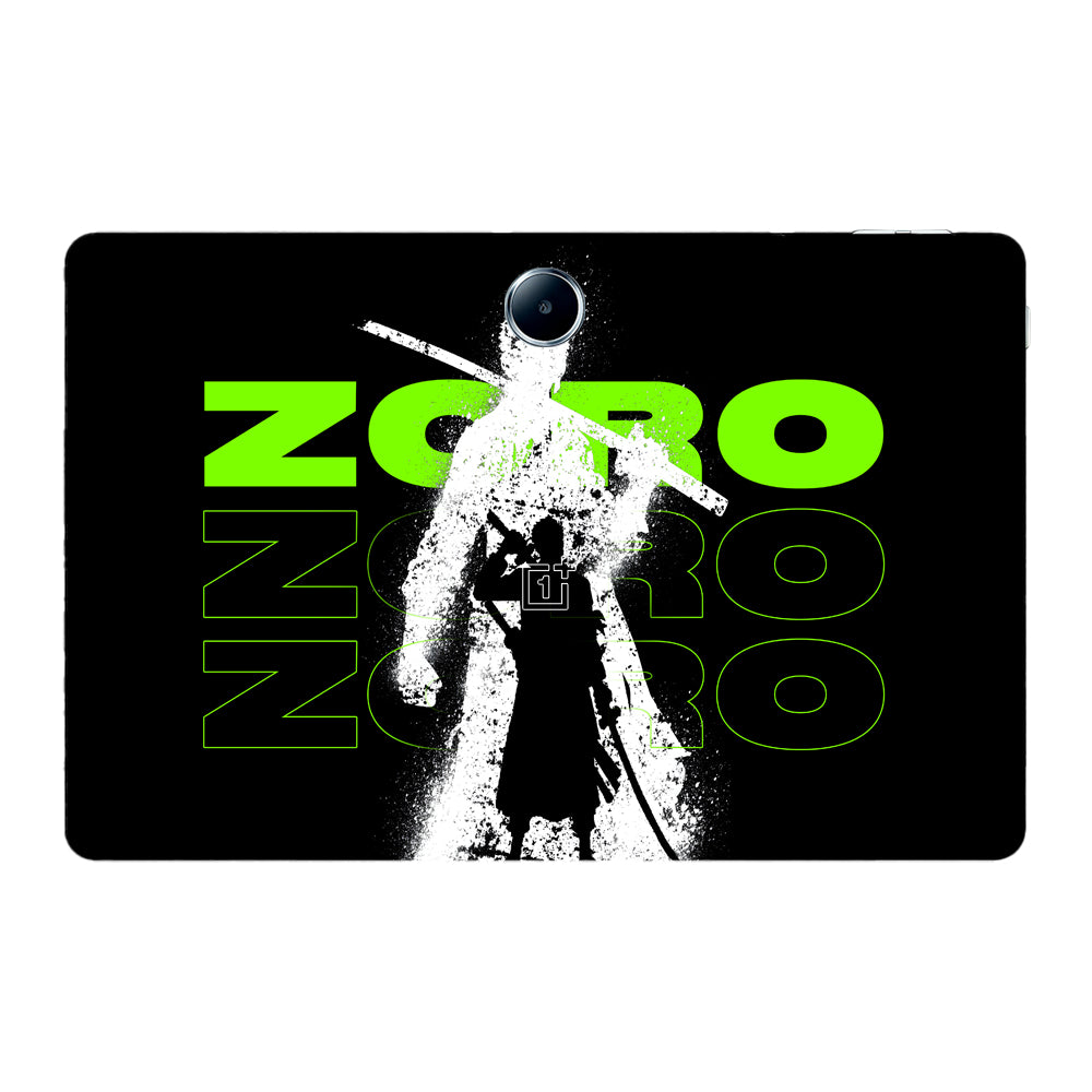 OnePlus Pad Lite Zoro in Green Anime Tablet Skins