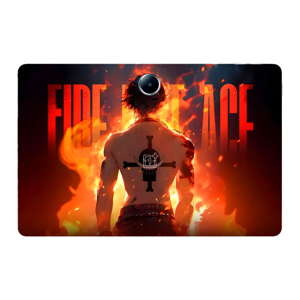 OnePlus Pad Lite Portgas D. Ace Fire Fist Flame Anime Tablet Skins